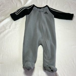 3M Adidas fleece jumpsuit/sleeper/bunting bag